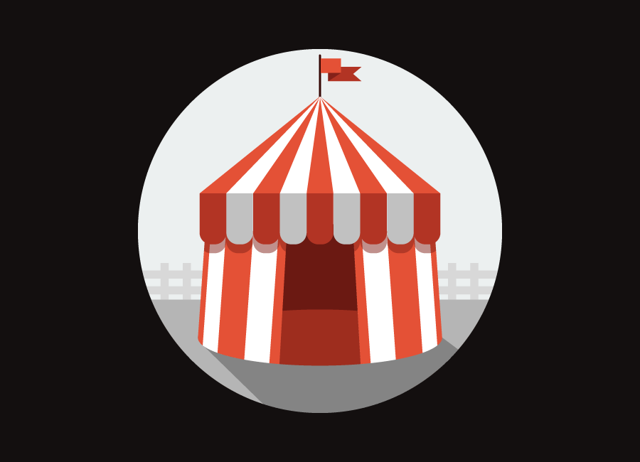 A circus tent